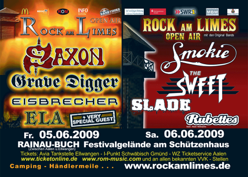 Plakat Rock am Limes 2009